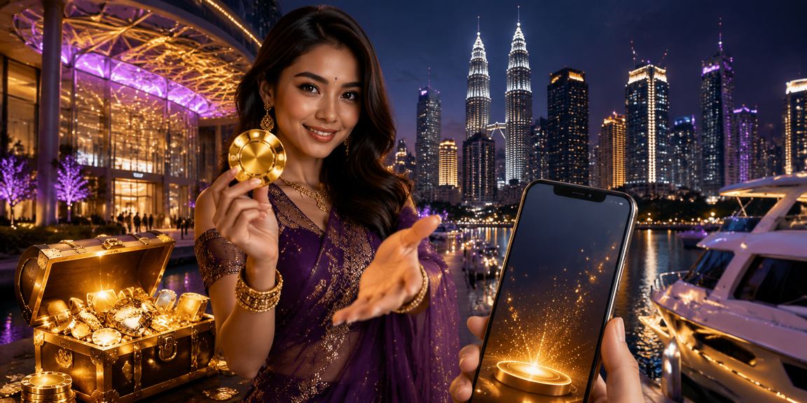 Pemain di Kuala Lumpur log masuk ke akaun sr4 untuk menikmati cashback dan bonus eksklusif