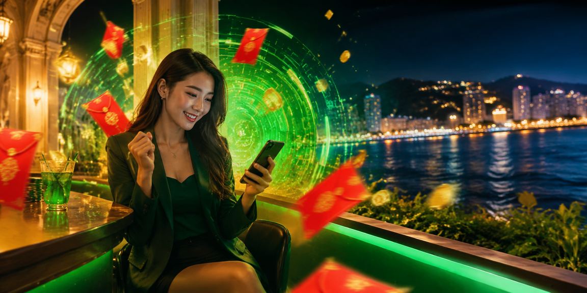 Bonus sampul merah dalam suasana perayaan Malaysia menggambarkan ganjaran platform sr4