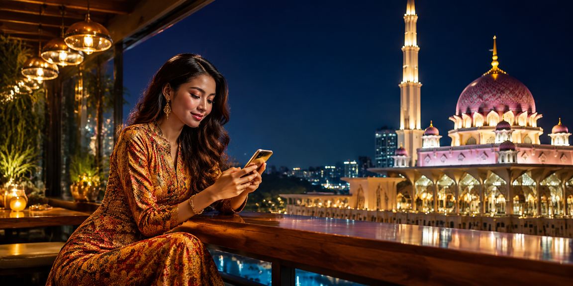 Suasana VIP bertema batik di Putrajaya menggambarkan pengalaman premium platform sr4